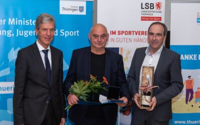 Auszeichnung des LSB für TKV-Ehrenpräsidenten Frank Sattler